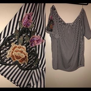 Off the shoulder blouse